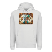Dove Grey just pray mousepad Premium Hoodie - BarkalooDesign