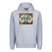 Heather Grey just pray mousepad Premium Hoodie - BarkalooDesign