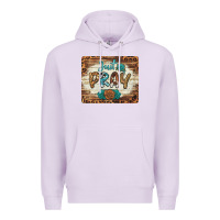 Lilac just pray mousepad Premium Hoodie - BarkalooDesign