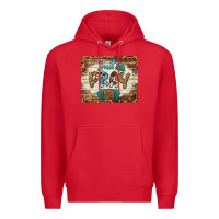Red just pray mousepad Premium Hoodie - BarkalooDesign
