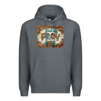 Rock just pray mousepad Premium Hoodie - BarkalooDesign