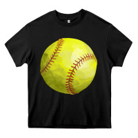 Black softball Heavy Core Tee - FaDigitalArtStudio