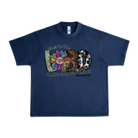 Navy trust in the lord with all your heart Urban Heavy Tee - SublimationCraftShop