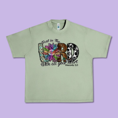 Trust In The Lord With All Your Heart Urban Heavy Tee Designed By Sublimationcraftshop