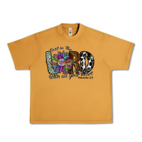 Peanut Butter trust in the lord with all your heart Urban Heavy Tee - SublimationCraftShop