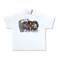 White trust in the lord with all your heart Urban Heavy Tee - SublimationCraftShop