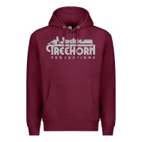 Burgundy jackie treehorn productions Premium Hoodie - DesigneFamous