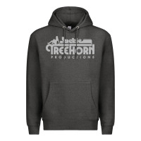 Charcoal Heather jackie treehorn productions Premium Hoodie - DesigneFamous