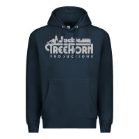 Navy jackie treehorn productions Premium Hoodie - DesigneFamous