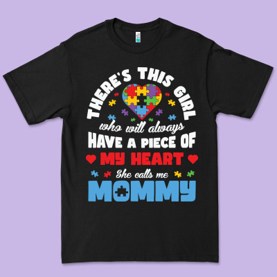 Lil Autism Mom Premium Tee Designed By Cowhidedigitalart