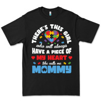 Black lil autism mom Premium Tee - CowhideDigitalArt