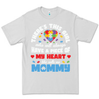 Dove Grey lil autism mom Premium Tee - CowhideDigitalArt