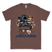 Chestnut americanmom messy bun Classic Tee - BarkalooDesign