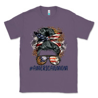 Lavender americanmom messy bun Classic Tee - BarkalooDesign