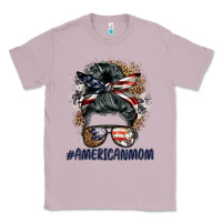 Lilac americanmom messy bun Classic Tee - BarkalooDesign
