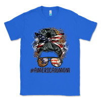 True Royal americanmom messy bun Classic Tee - BarkalooDesign