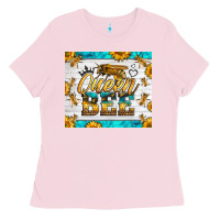 Bubblegum Pink queen bee Ladies Tee - LillyAllenDesigns