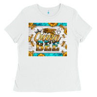 White queen bee Ladies Tee - LillyAllenDesigns