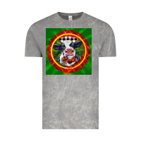 Christmas Baby Holstein Face Vintage Tee | Teevron