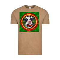 Vintage Coffee christmas baby holstein face Vintage Tee - LillyAllenDesigns