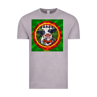 Vintage Zinc christmas baby holstein face Vintage Tee - LillyAllenDesigns