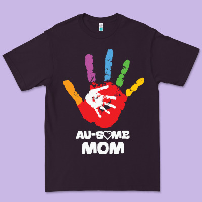 Lil Autism Mom Premium Tee Designed By Cowhidedigitalart