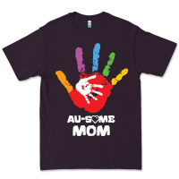 Plum LIL Autism Mom Premium Tee - CowhideDigitalArt