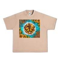 Burro Monarch Butterfly Sunflower Urban Heavy Tee - LillyAllenDesigns