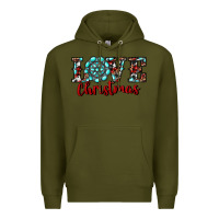 Army Green christmas gemstone love Premium Hoodie - RanaPortraitStore