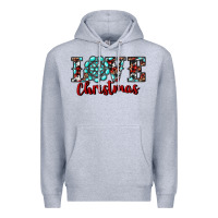 Heather Grey christmas gemstone love Premium Hoodie - RanaPortraitStore