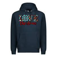 Navy christmas gemstone love Premium Hoodie - RanaPortraitStore
