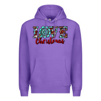 Purple christmas gemstone love Premium Hoodie - RanaPortraitStore