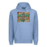 Colony Blue grateful cross mousepad Premium Hoodie - BarkalooDesign