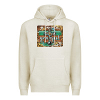 Oatmeal Heather grateful cross mousepad Premium Hoodie - BarkalooDesign