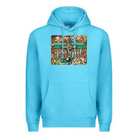 Ocean Blue grateful cross mousepad Premium Hoodie - BarkalooDesign