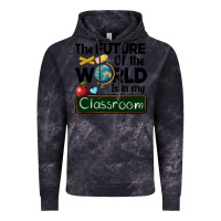 Cloud Black the future of the world is in my classroom Vintage Hoodie - BarkalooDesign