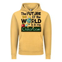 Vintage Mustard the future of the world is in my classroom Vintage Hoodie - BarkalooDesign
