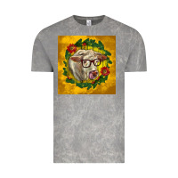 Cloud Rock christmas charolais cow face Vintage Tee - LillyAllenDesigns