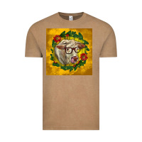 Vintage Coffee christmas charolais cow face Vintage Tee - LillyAllenDesigns