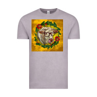 Vintage Zinc christmas charolais cow face Vintage Tee - LillyAllenDesigns