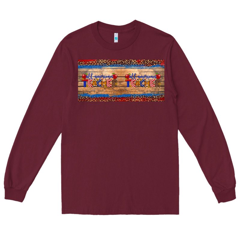 All American Teacher 15oz Mug Long Sleeve Tee by Artiststas | Teevron
