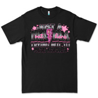 Black Just a Mama Out Here Trying Not To Raise Assholes Premium Tee - CowhideDigitalArt