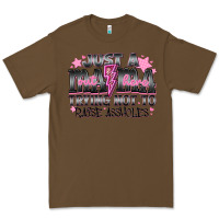 Cacao Just a Mama Out Here Trying Not To Raise Assholes Premium Tee - CowhideDigitalArt