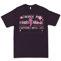 Plum Just a Mama Out Here Trying Not To Raise Assholes Premium Tee - CowhideDigitalArt