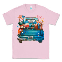 Bubblegum Pink Customize USA truck Classic Tee - FaDigitalArtStudio