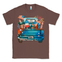 Chestnut Customize USA truck Classic Tee - FaDigitalArtStudio