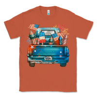 Copper Customize USA truck Classic Tee - FaDigitalArtStudio