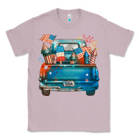 Lilac Customize USA truck Classic Tee - FaDigitalArtStudio