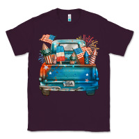 Plum Customize USA truck Classic Tee - FaDigitalArtStudio