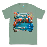 Sage Customize USA truck Classic Tee - FaDigitalArtStudio